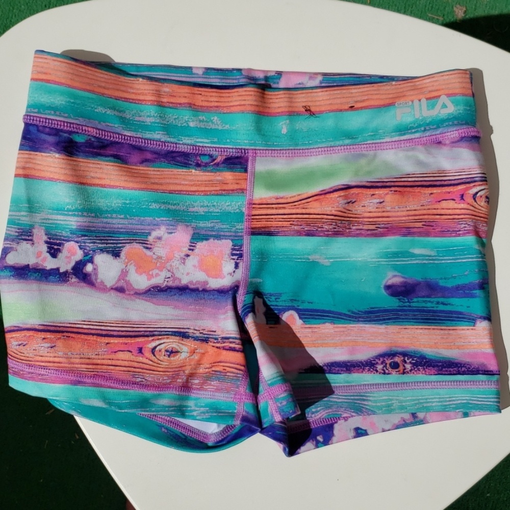 Fila multi colored Compression Shorts